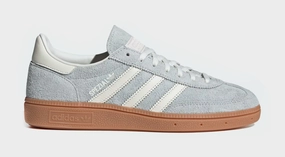 Handball Spezial Womens Lifestyle Shoes (Wonder Silver/Off White/Gum) Adidas Handball Spezial low-top lifestyle shoes