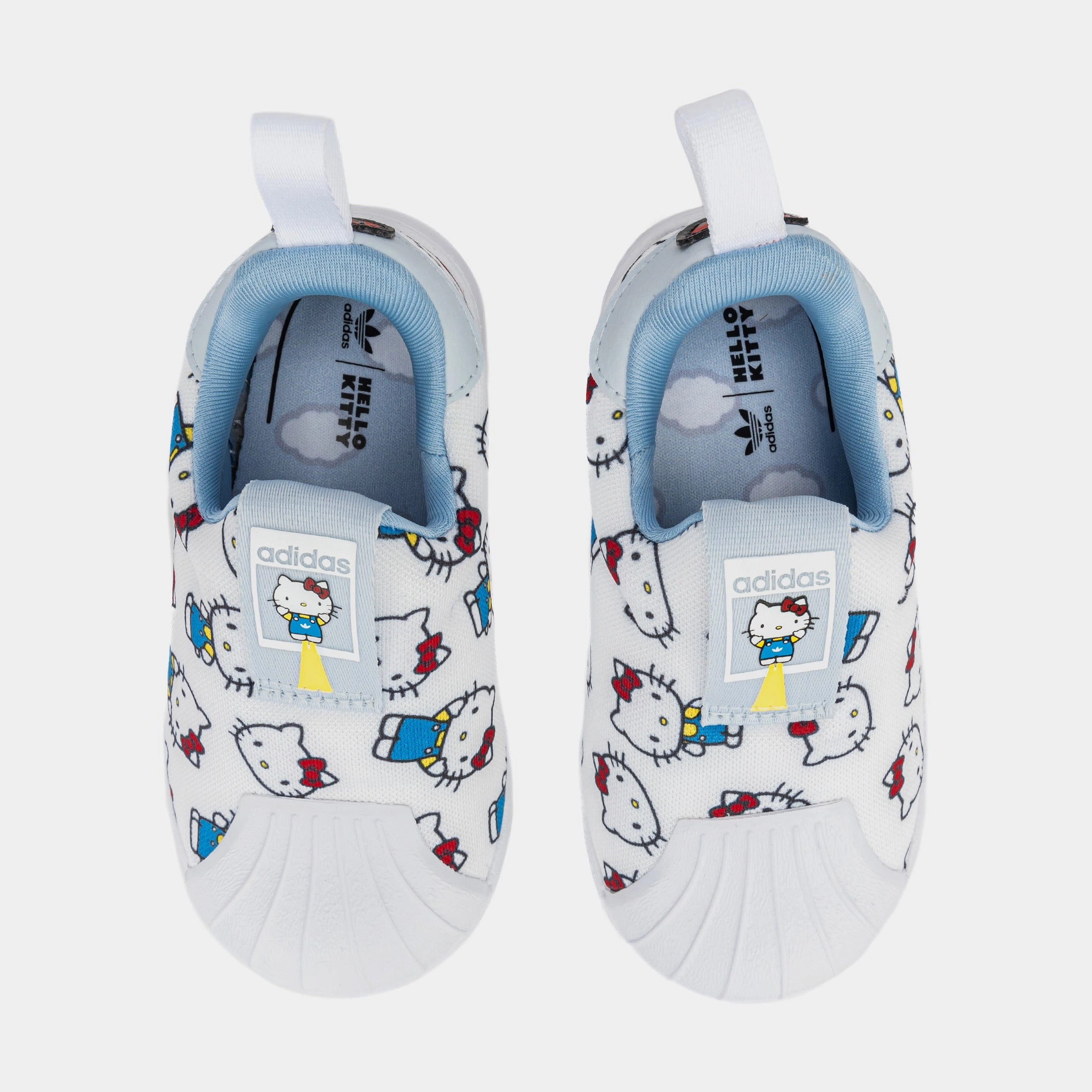 Hello Kitty x Superstar 360 Infant Toddler Lifestyle Shoes (White/Blue) Shell toe urban sneakers