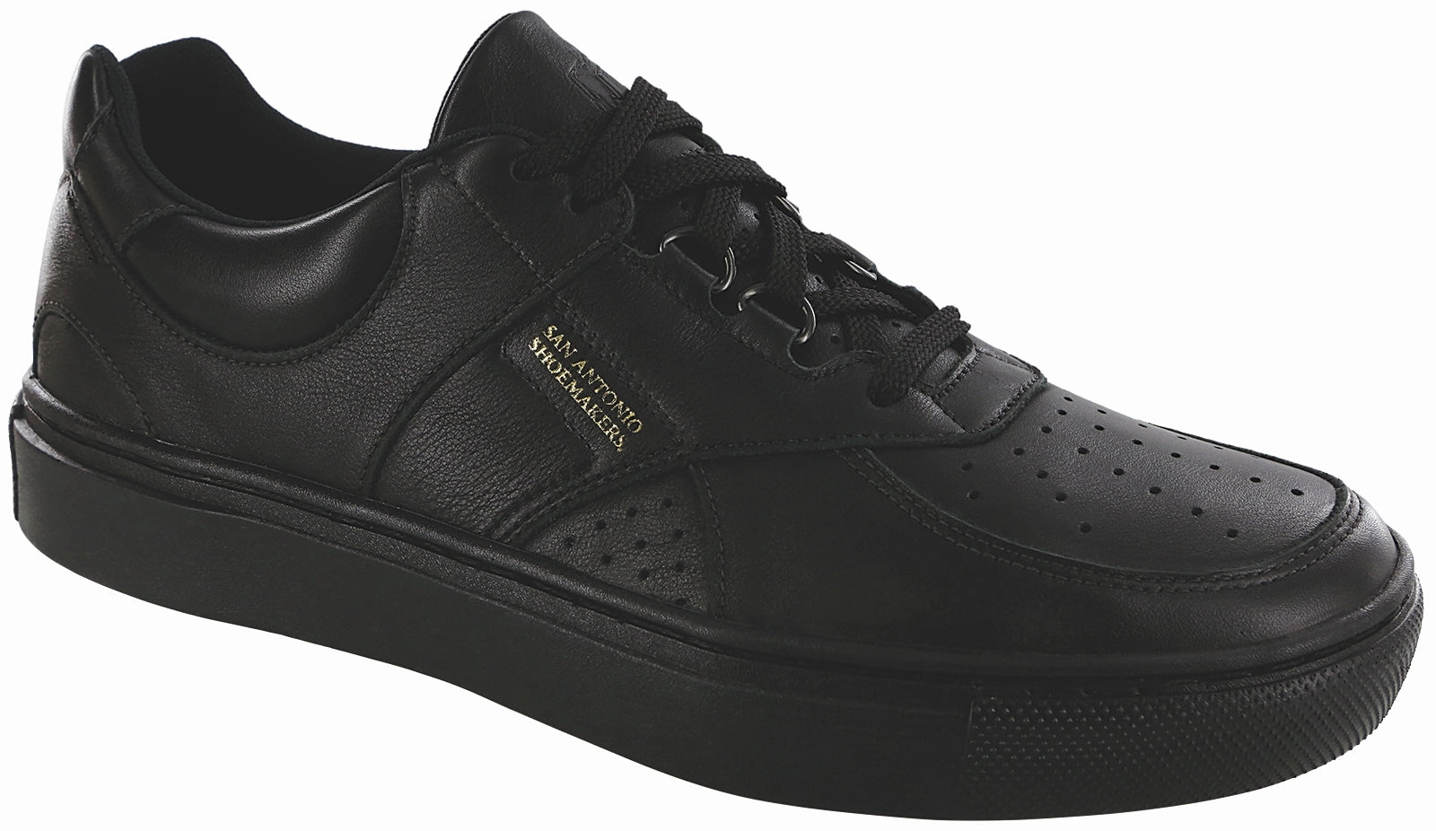 High Street - Black SAS comfort walking shoes with supportive build