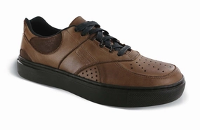 High Street - Mahogany SAS comfort walking shoes with supportive build