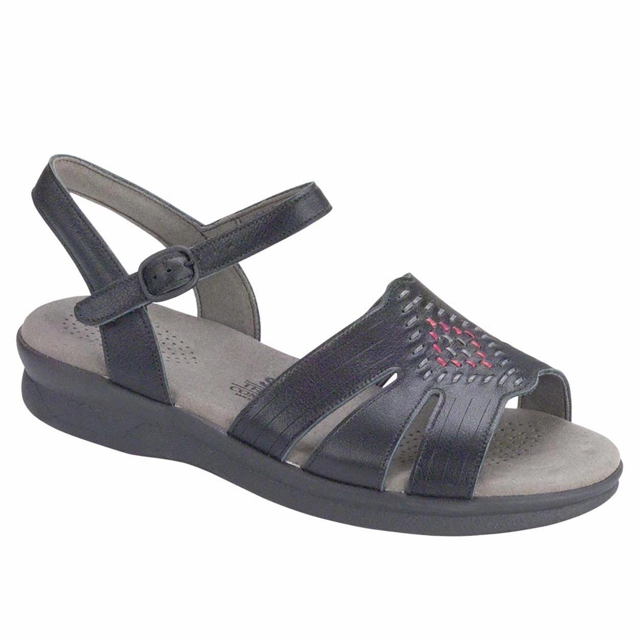 Huarache - Black SAS comfort walking shoes with supportive build
