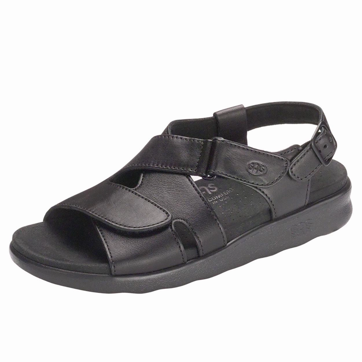 Huggy - Black SAS orthopedic comfort shoes