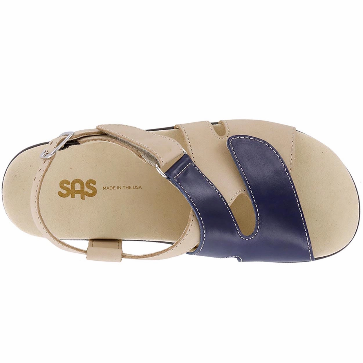 Huggy - Blue/Taupe SAS orthopedic comfort shoes