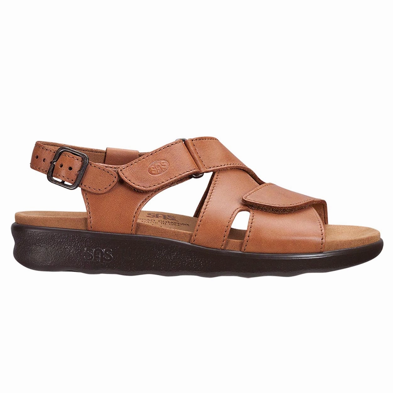 Huggy - Caramel SAS orthopedic comfort shoes