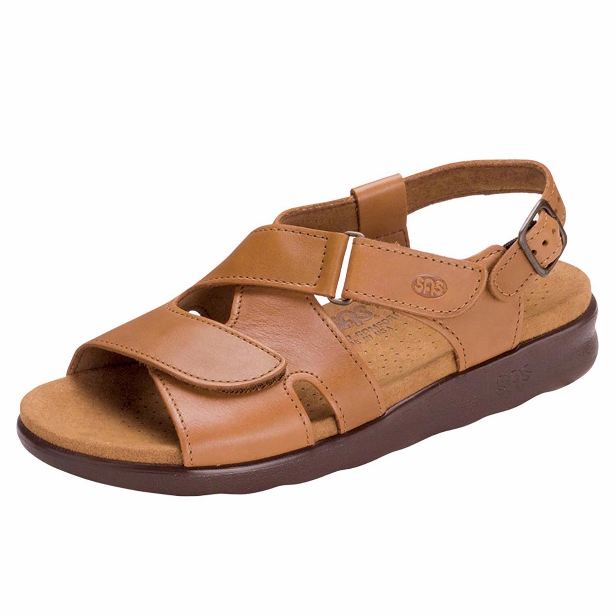 Huggy - Caramel SAS orthopedic comfort shoes