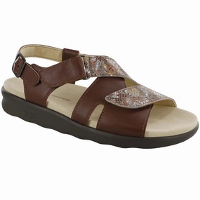 Huggy - Henna Multi SAS comfort walking shoes with supportive build
