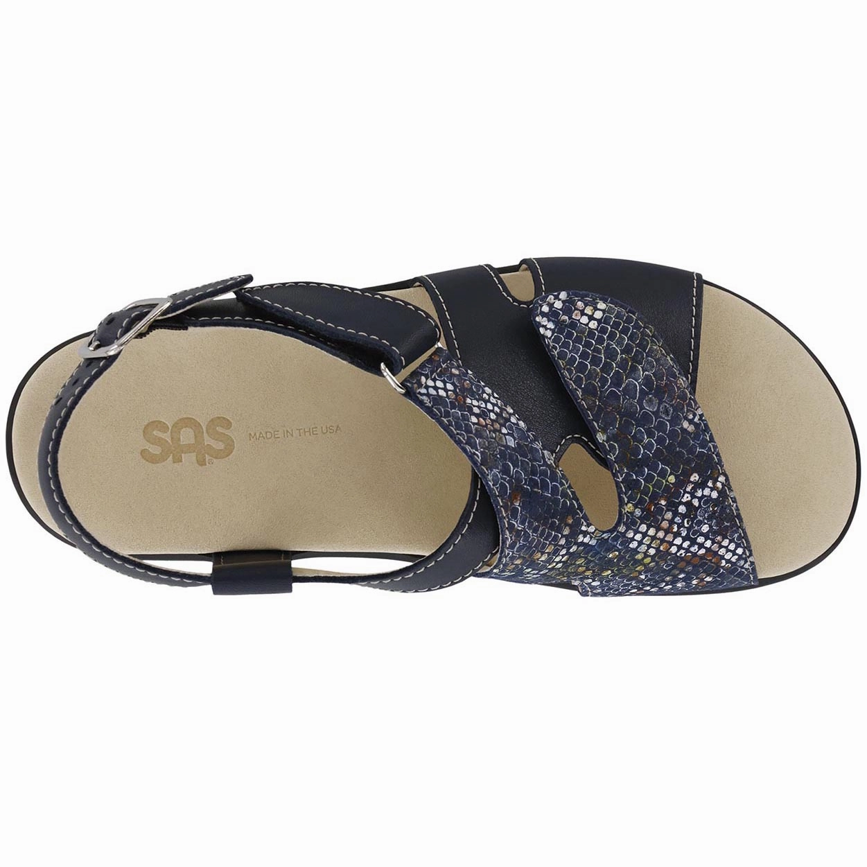 Huggy - Navy Multi SAS orthopedic comfort shoes