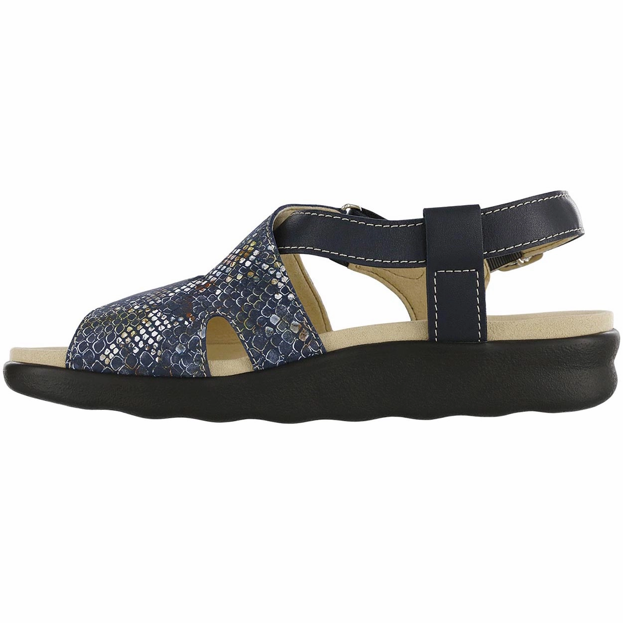 Huggy - Navy Multi SAS orthopedic comfort shoes