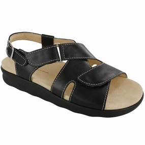 Huggy - Nero SAS comfort walking shoes with supportive build