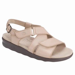 Huggy - Truffle SAS comfort walking shoes with supportive build