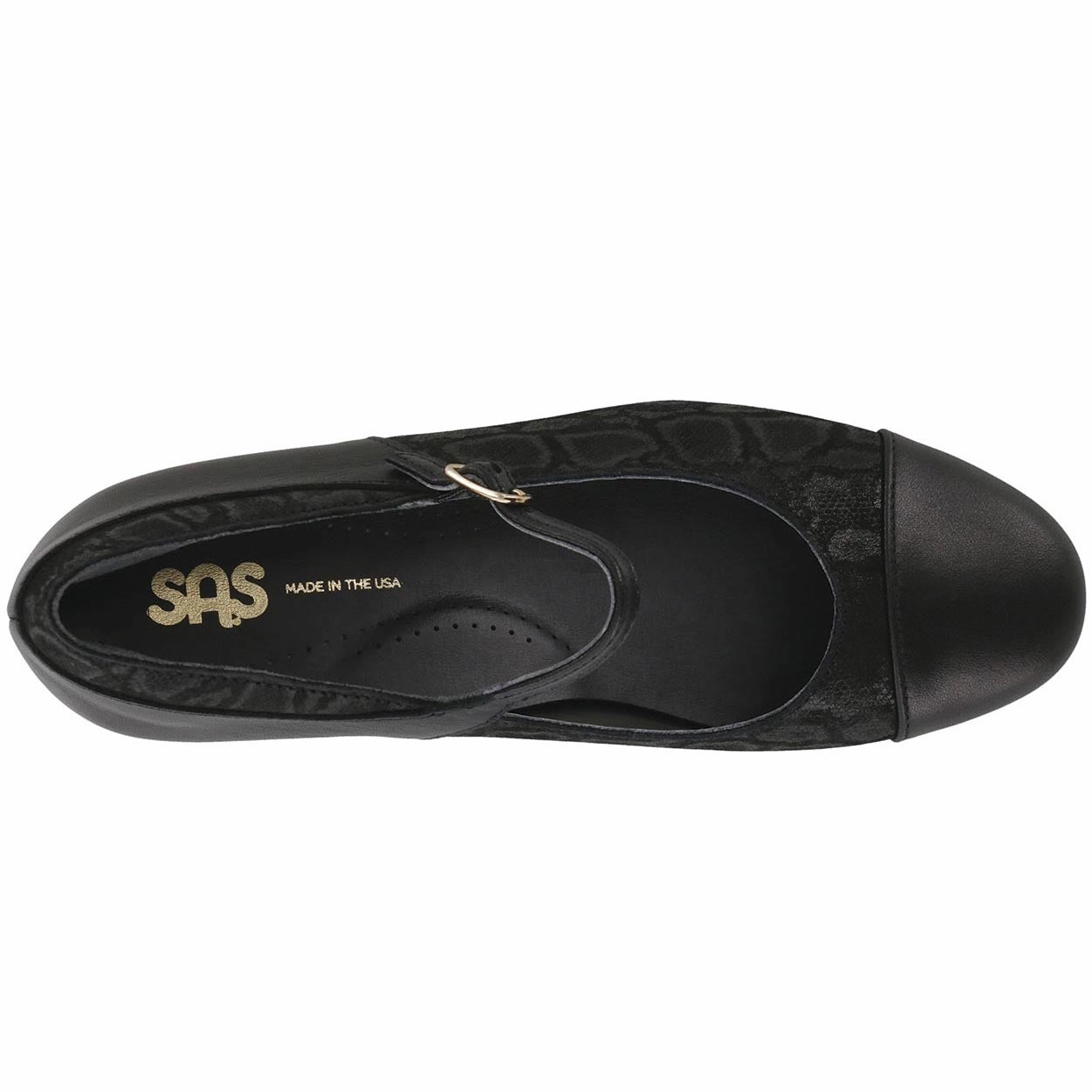 Isabel - Black Snake SAS orthopedic comfort shoes