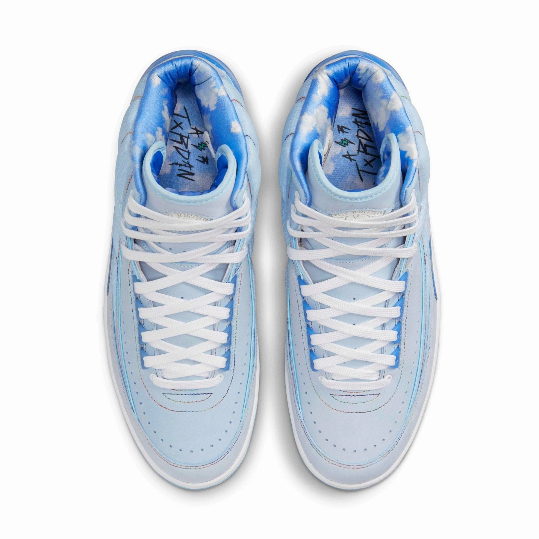 J. Balvin x Air Jordan 2 Retro Old-school athletic trainers