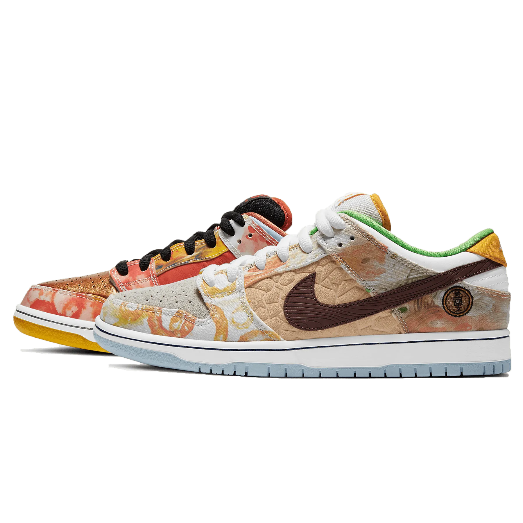 Jason Deng x Nike Dunk Low Pro SB 'Street Hawker' Nike SB skate shoes with padded support and grip