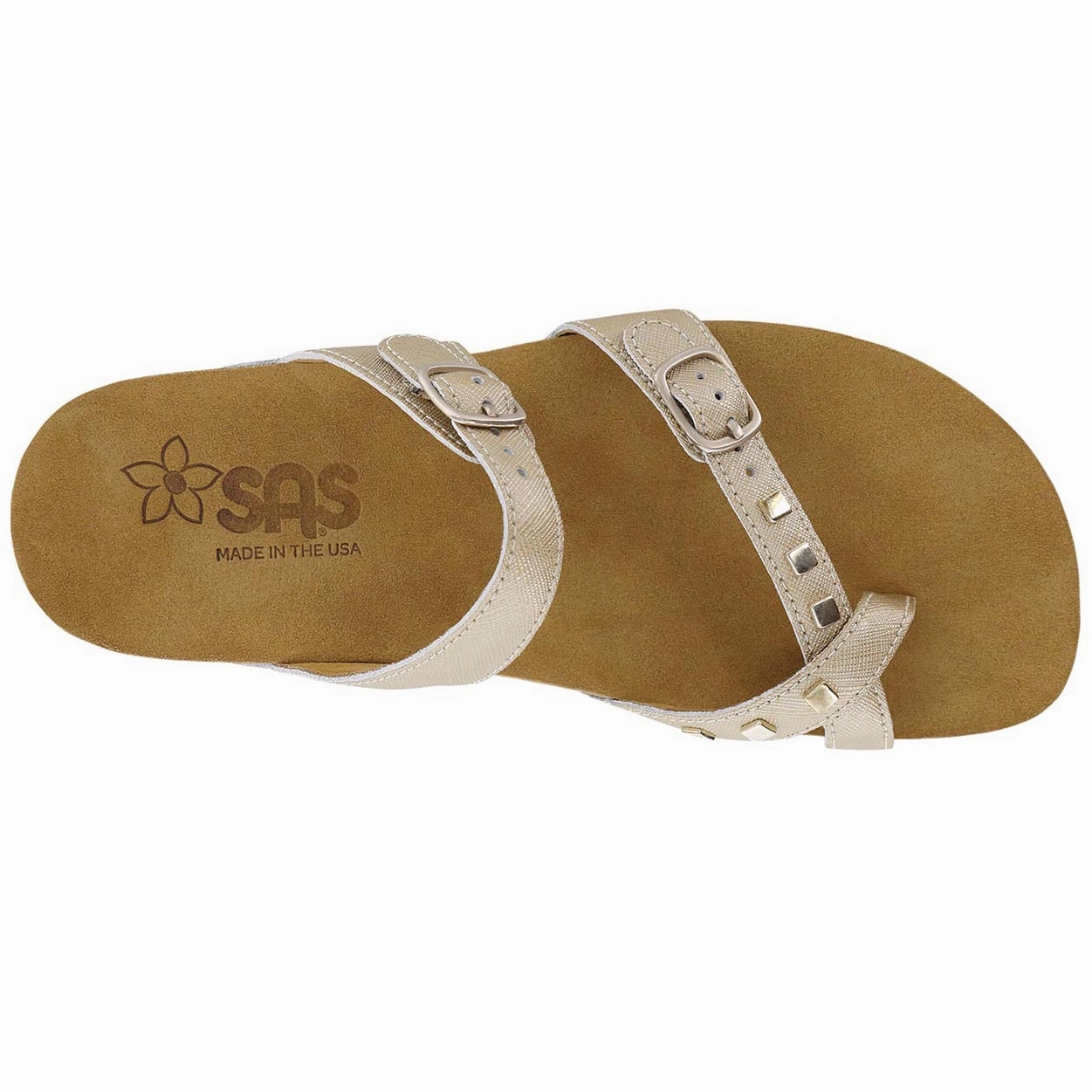 Jett - Metallic Gold SAS orthopedic comfort shoes