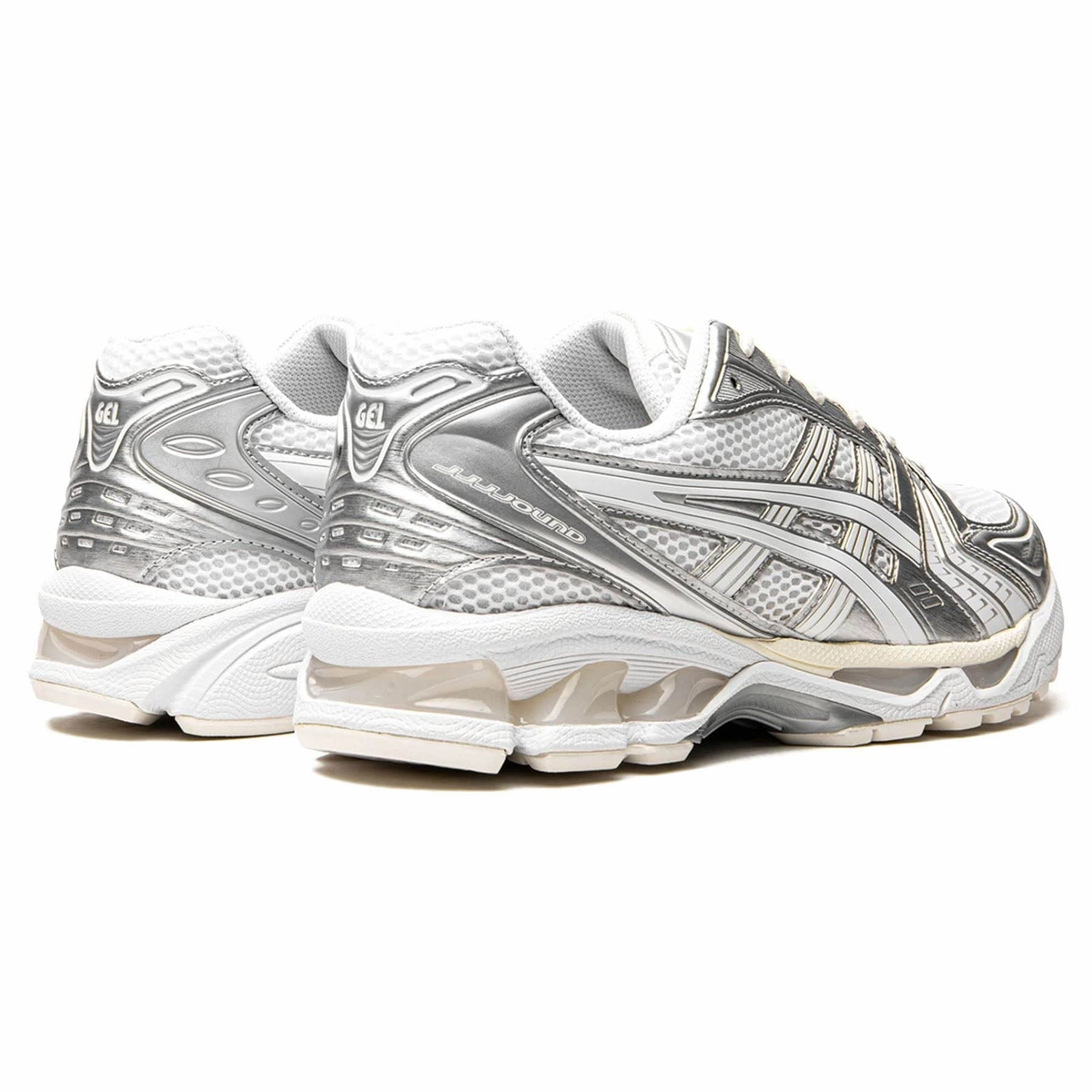 JJJJound x Gel Kayano 14 'Silver White' Reliable support trainers