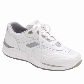 Journey - White SAS comfort walking shoes with supportive build