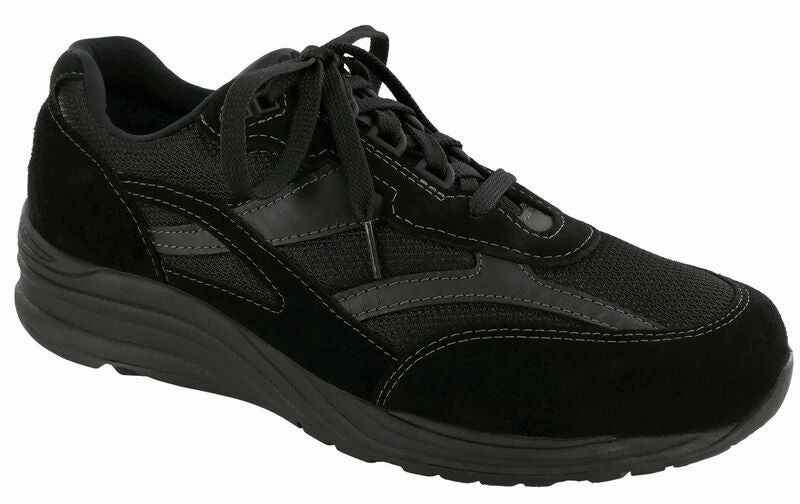 Journey Mesh - Black SAS comfort walking shoes with supportive build