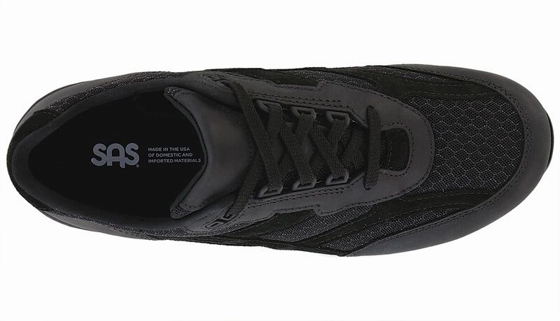 Journey Mesh - Nova Black SAS orthopedic comfort shoes