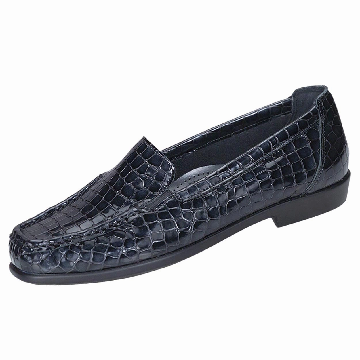 Joy - Black Croc SAS orthopedic comfort shoes