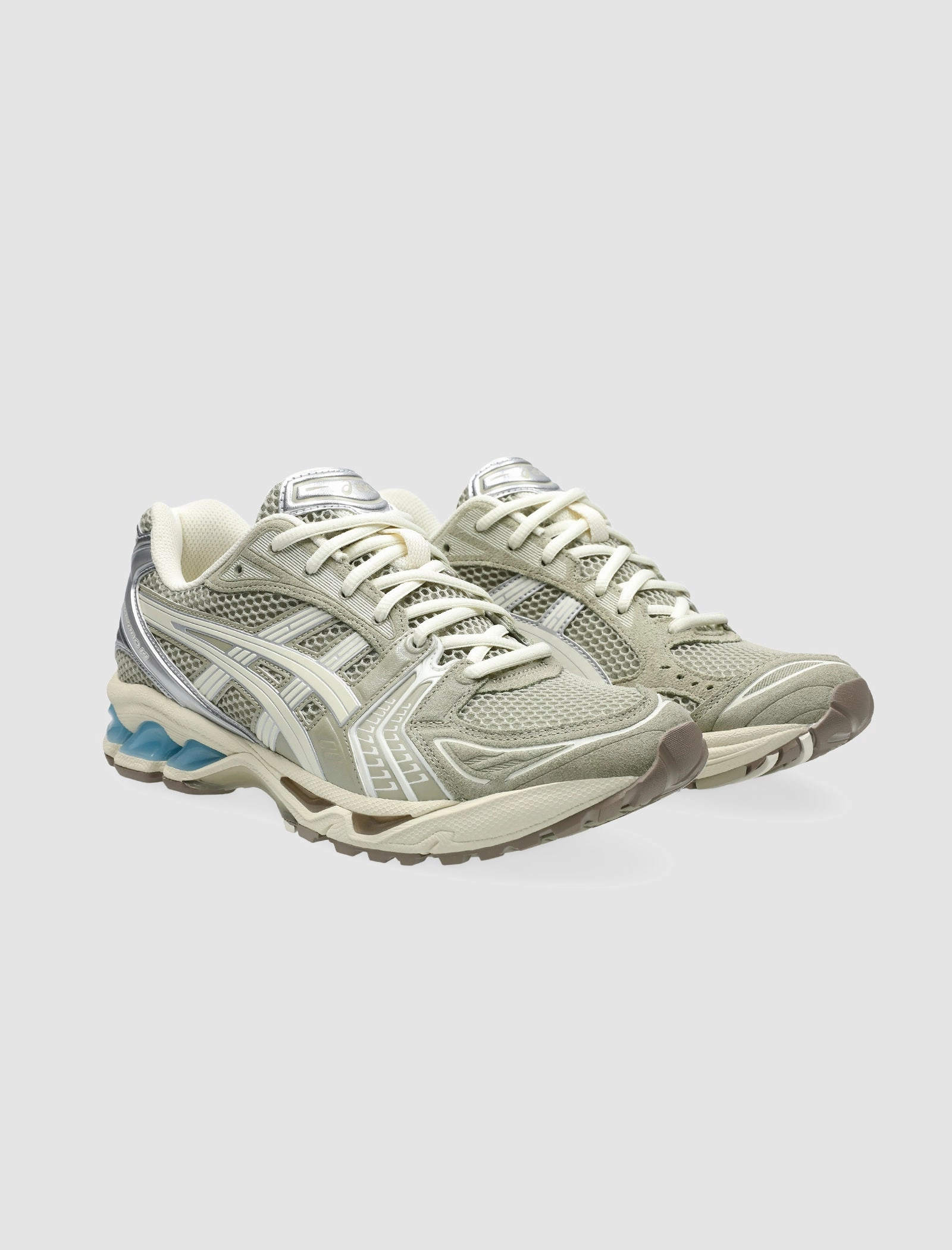 JULIANA SALAZAR GEL KAYANO 14 "EUCALYPTUS/VANILLA ICE" Modern running sneakers
