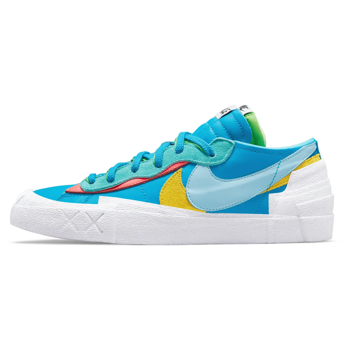 KAWS x sacai x Nike Blazer Low Neptune Blue nike sacai collaboration stylish sneakers