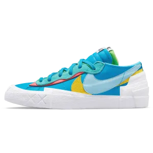 KAWS x sacai x Nike Blazer Low Neptune Blue nike sacai collaboration stylish sneakers