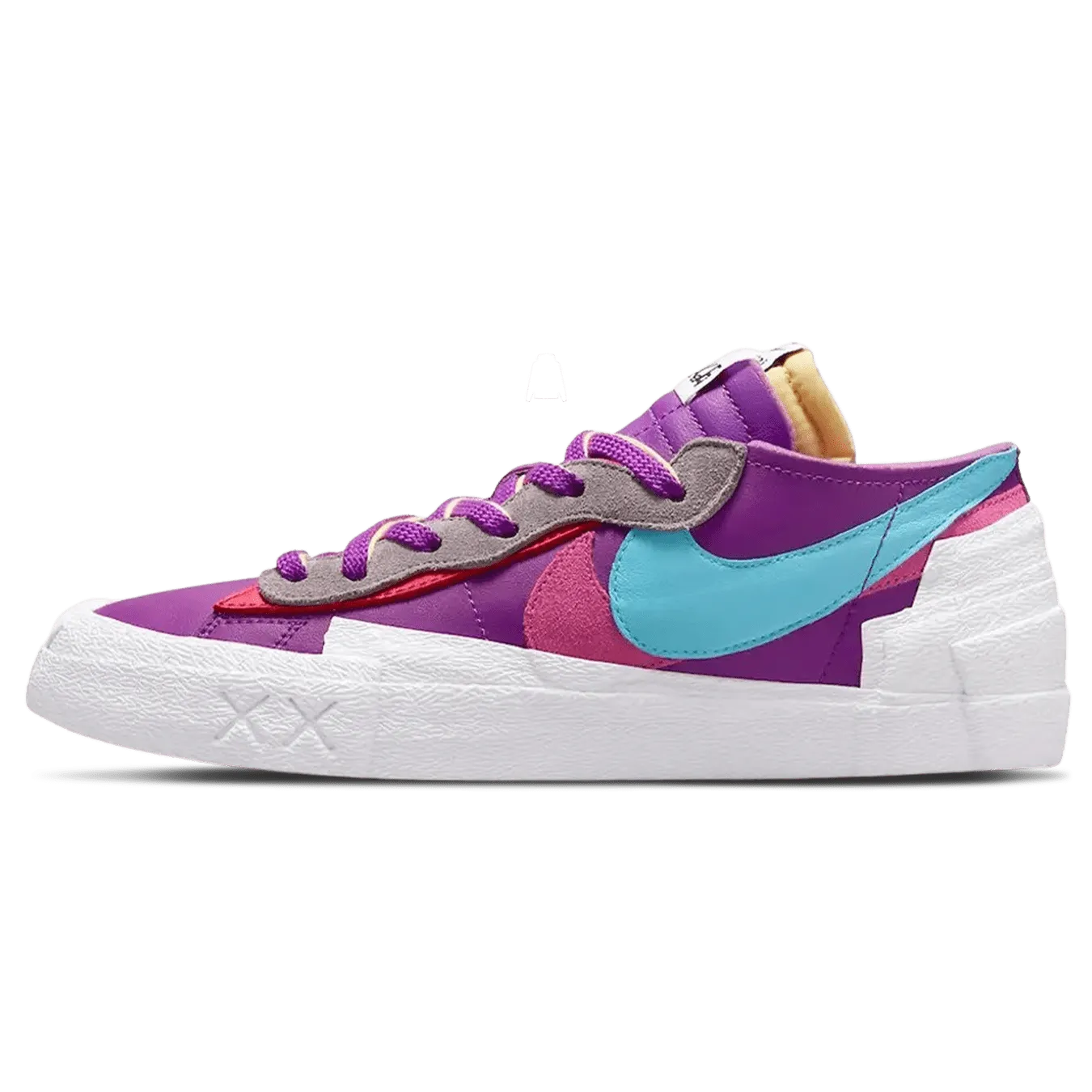 KAWS x sacai x Nike Blazer Low 'Purple Dusk' nike sacai collaboration stylish sneakers