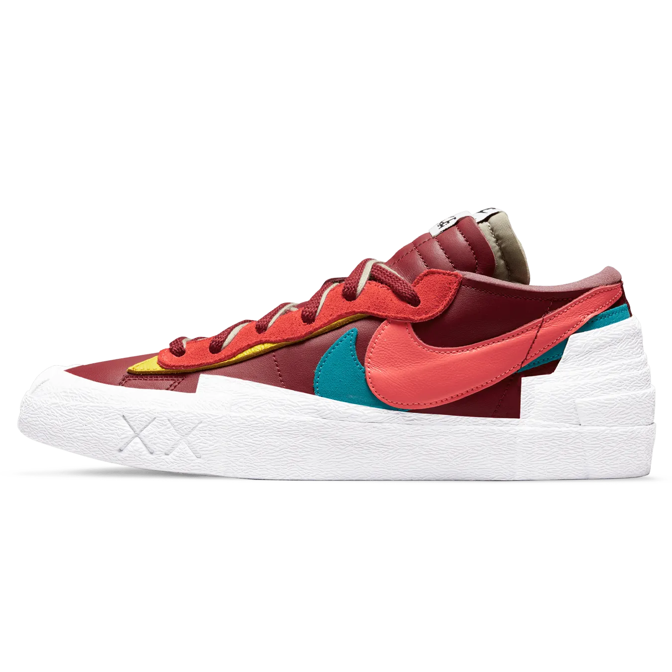 KAWS x sacai x Nike Blazer Low Team Red nike sacai collaboration stylish sneakers