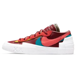 KAWS x sacai x Nike Blazer Low Team Red nike sacai collaboration stylish sneakers