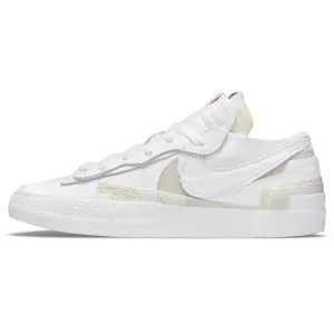 Kaws x sacai x Nike Blazer Low 'White Patent' nike sacai collaboration stylish sneakers