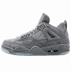 KAWS x Air Jordan 4 Retro 'Cool Grey & White' Air Jordan 4 bold sneakers with athletic edge