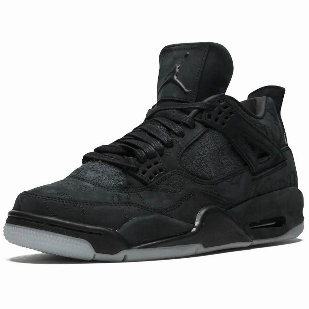 KAWS x Air Jordan 4 Retro Black Air Jordan 4 retro basketball sneakers