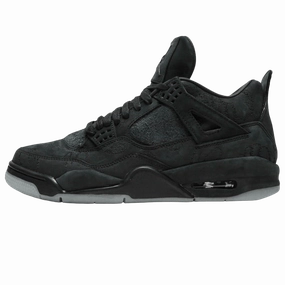 KAWS x Air Jordan 4 Retro Black Air Jordan 4 bold sneakers with athletic edge