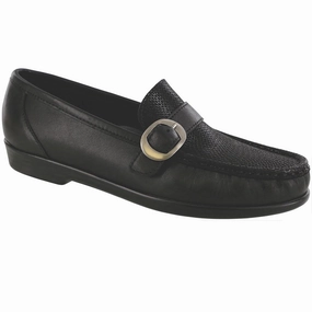 Lara - Black Marsh SAS comfort walking shoes with supportive build