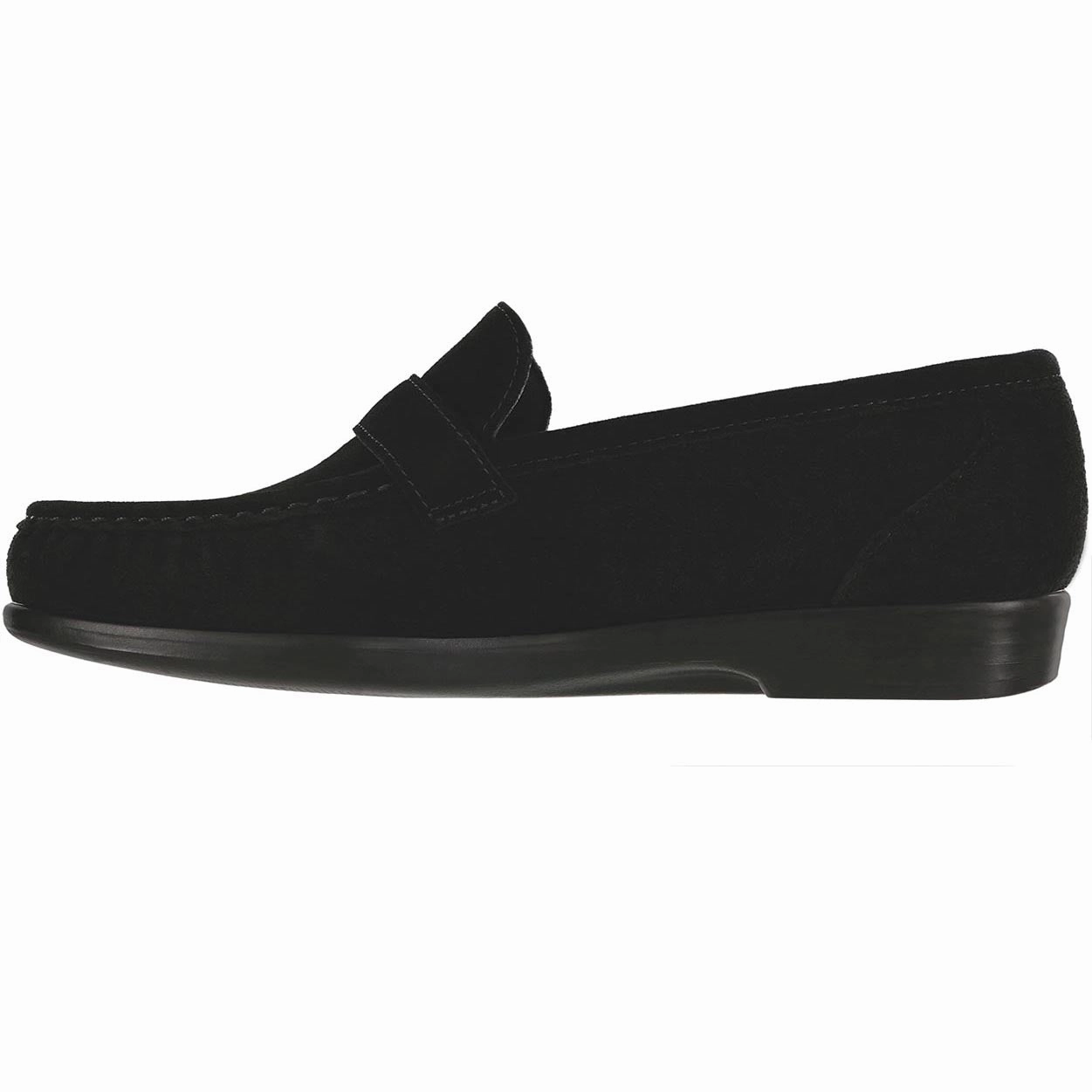 Lara - Black Suede SAS orthopedic comfort shoes