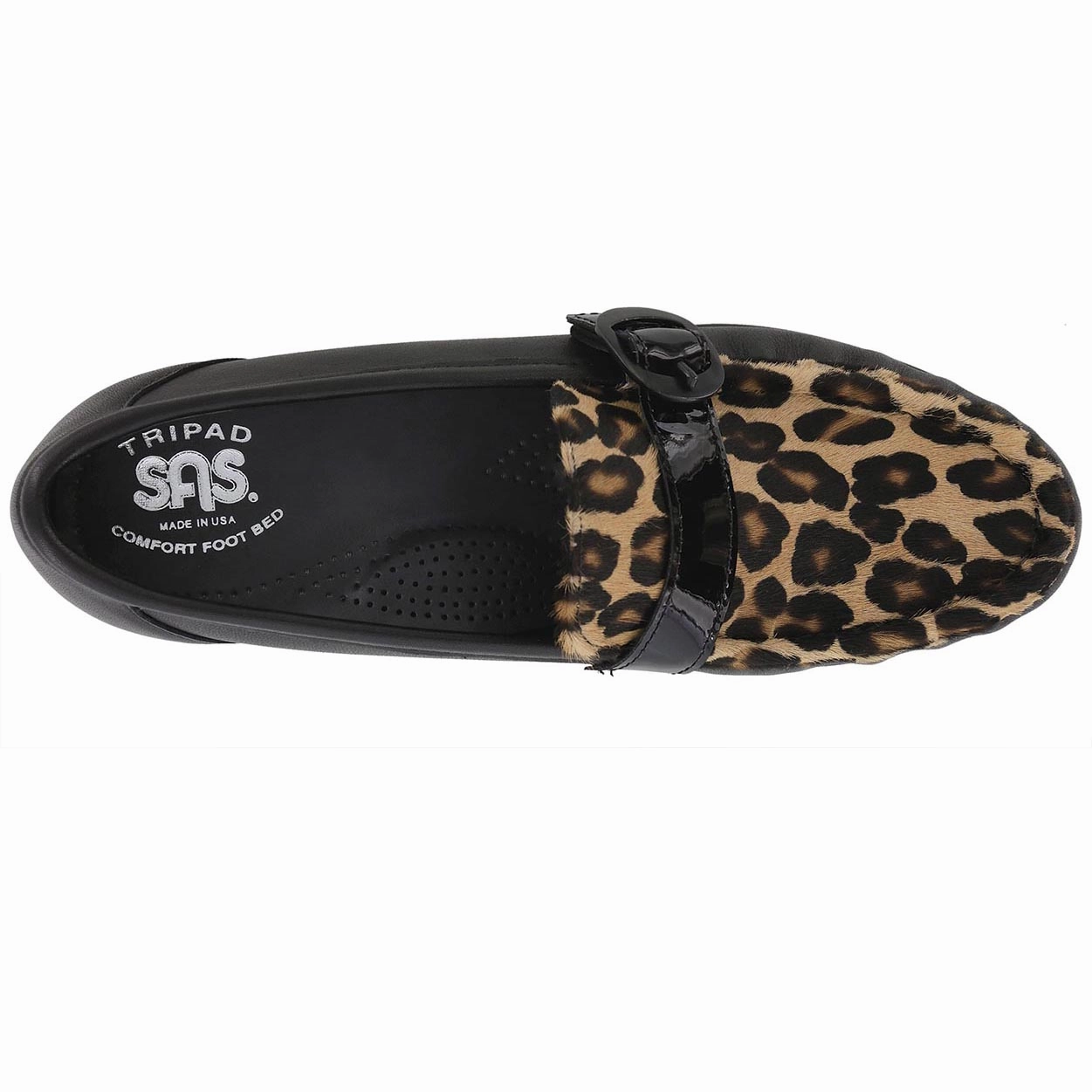 Lara - Leopard Black SAS orthopedic comfort shoes