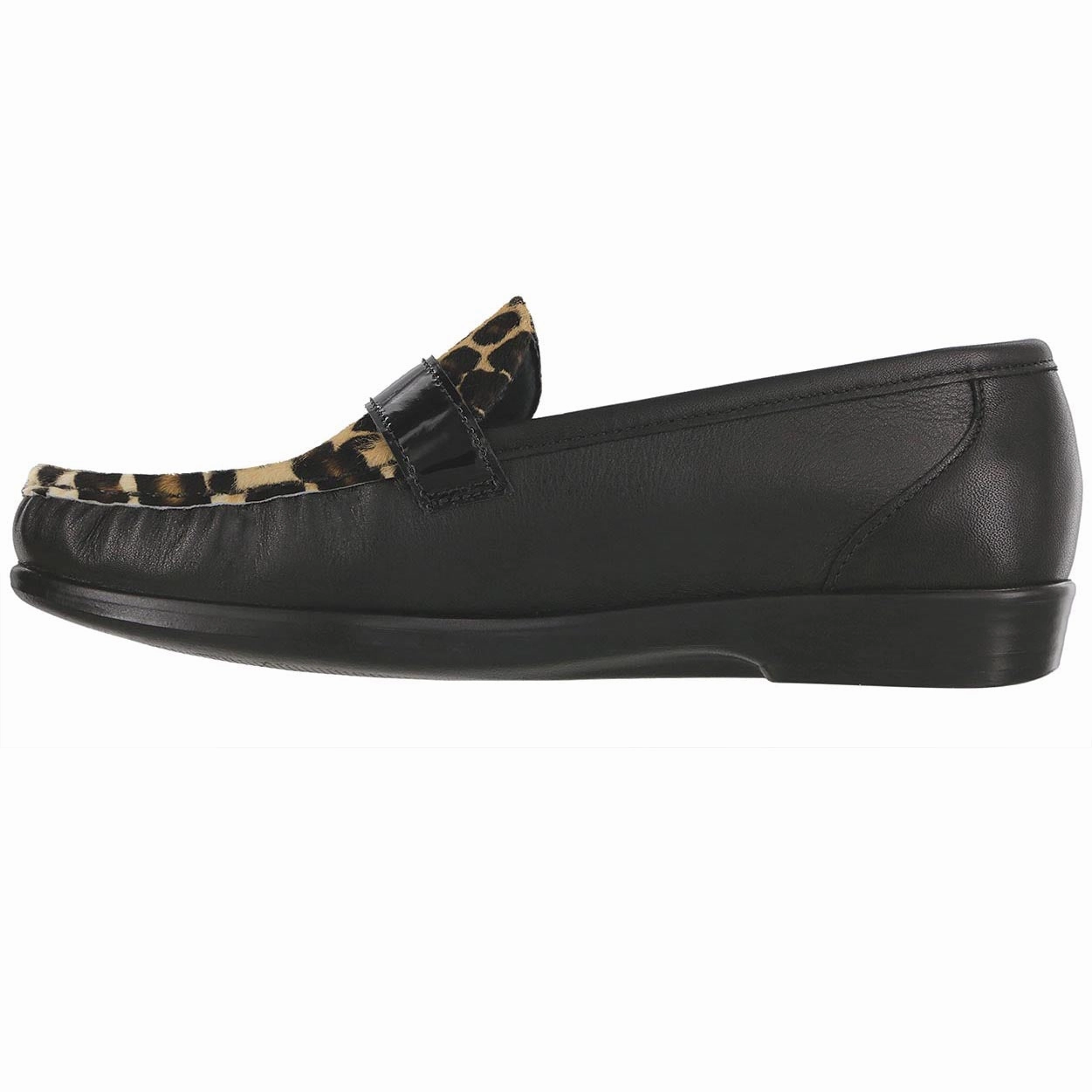Lara - Leopard Black SAS orthopedic comfort shoes