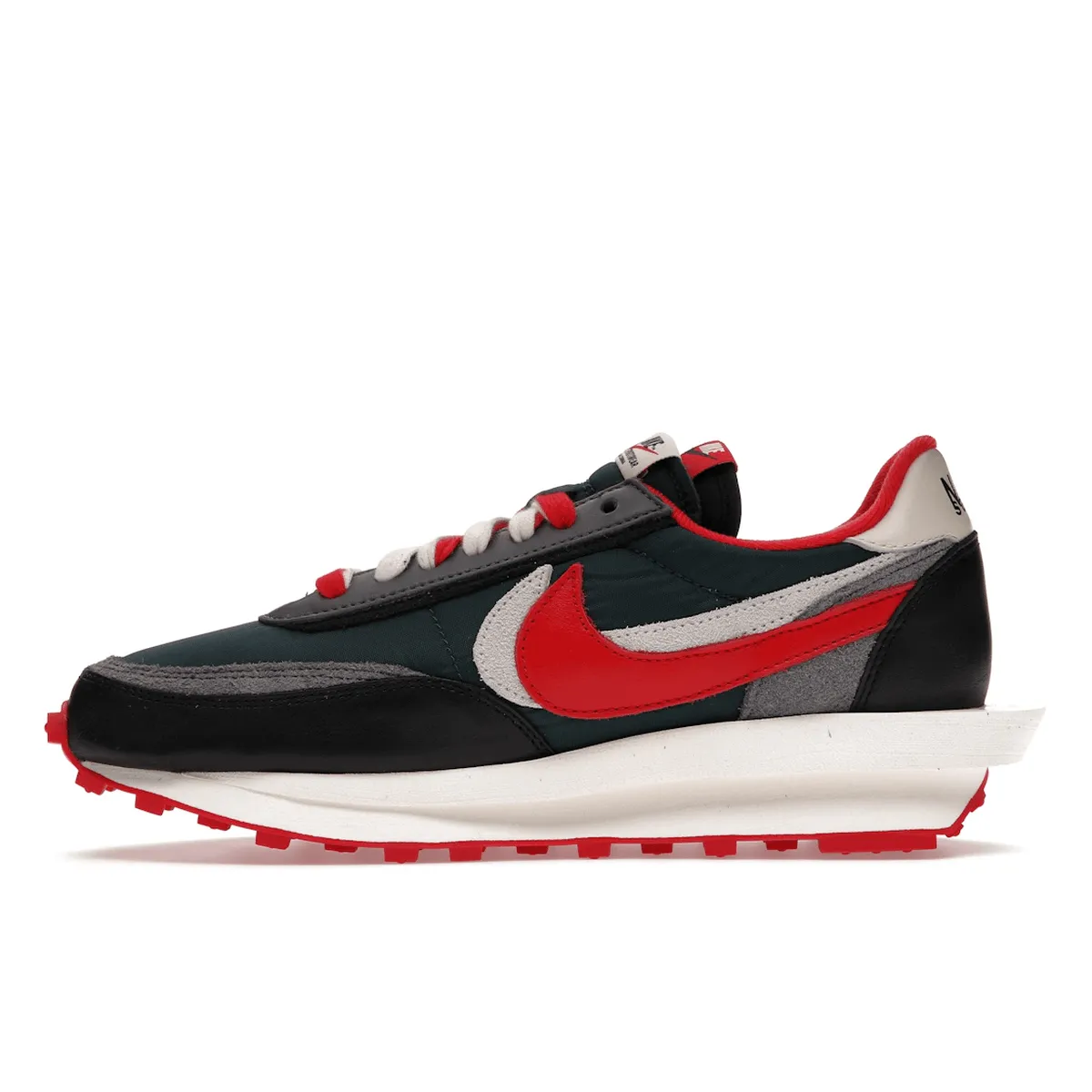 LD Waffle X Sacai X Undercover Midnight Spruce University Red Nike X Sacai Edition
