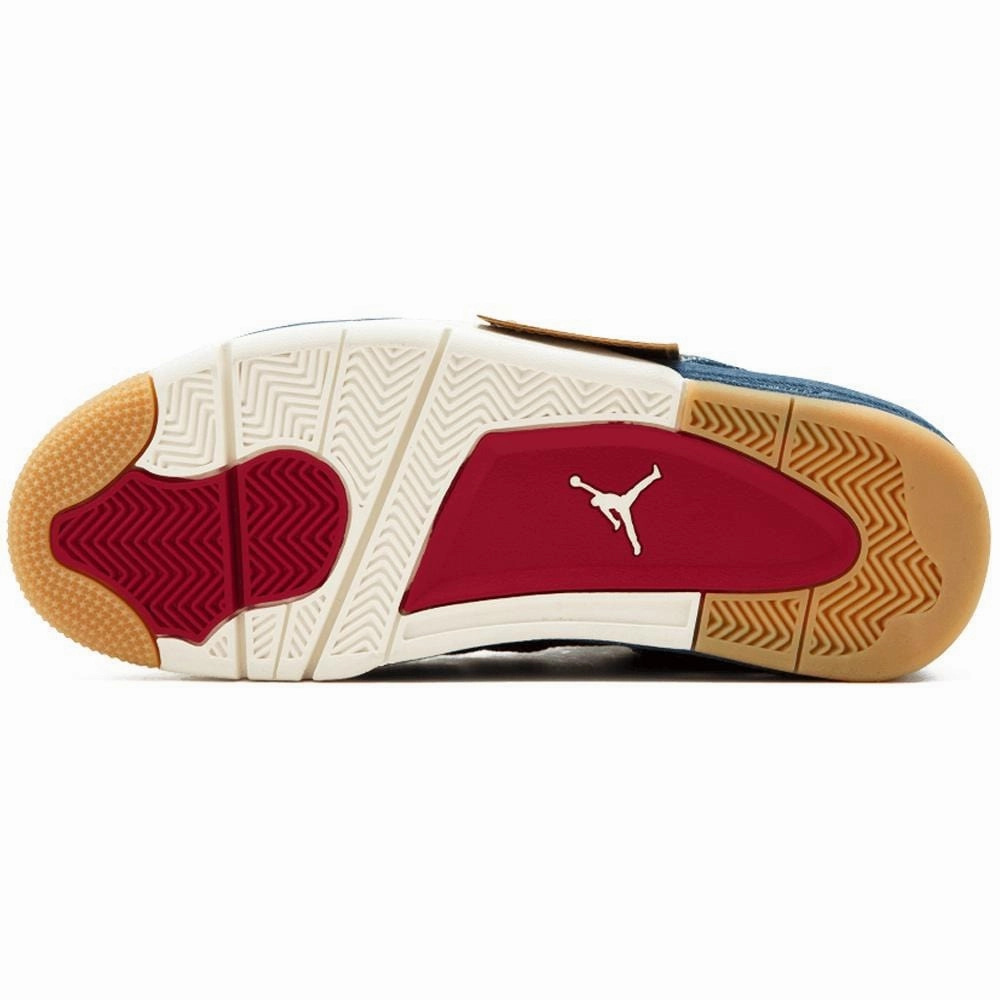Levis x Air Jordan 4 Retro "Navy" Air Jordan 4 retro basketball sneakers