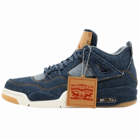 Levis x Air Jordan 4 Retro "Navy" Air Jordan 4 bold sneakers with athletic edge