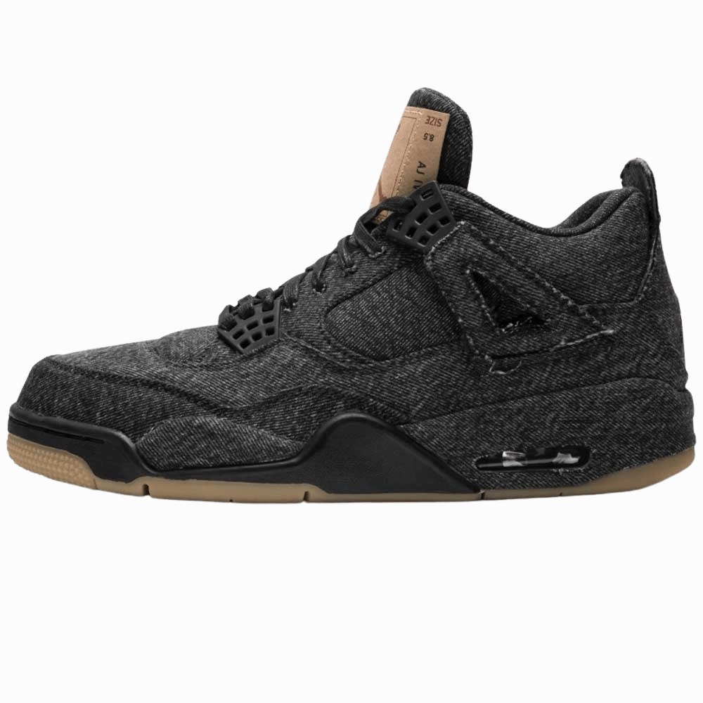Levis x Nike Air Jordan 4 Black Air Jordan 4 bold sneakers with athletic edge