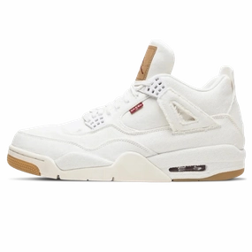 Levis x Nike Air Jordan 4 White Air Jordan 4 bold sneakers with athletic edge