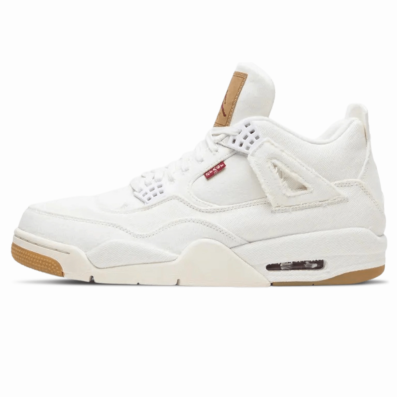 Levis x Nike Air Jordan 4 White Air Jordan 4 bold sneakers with athletic edge