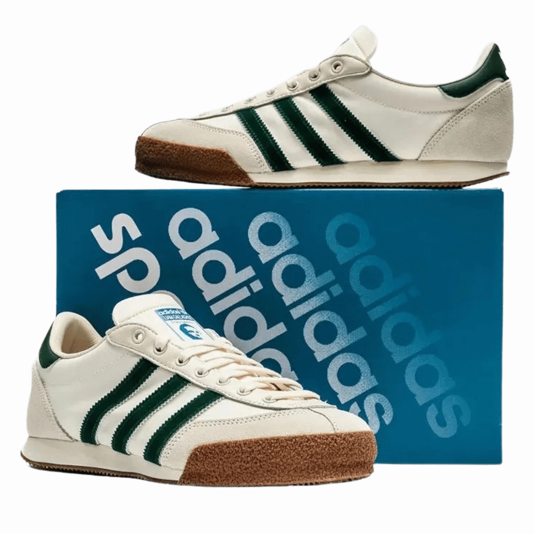 Liam Gallagher x adidas LG2 SPZL 'Bottle Green' Low-profile athletic trainers