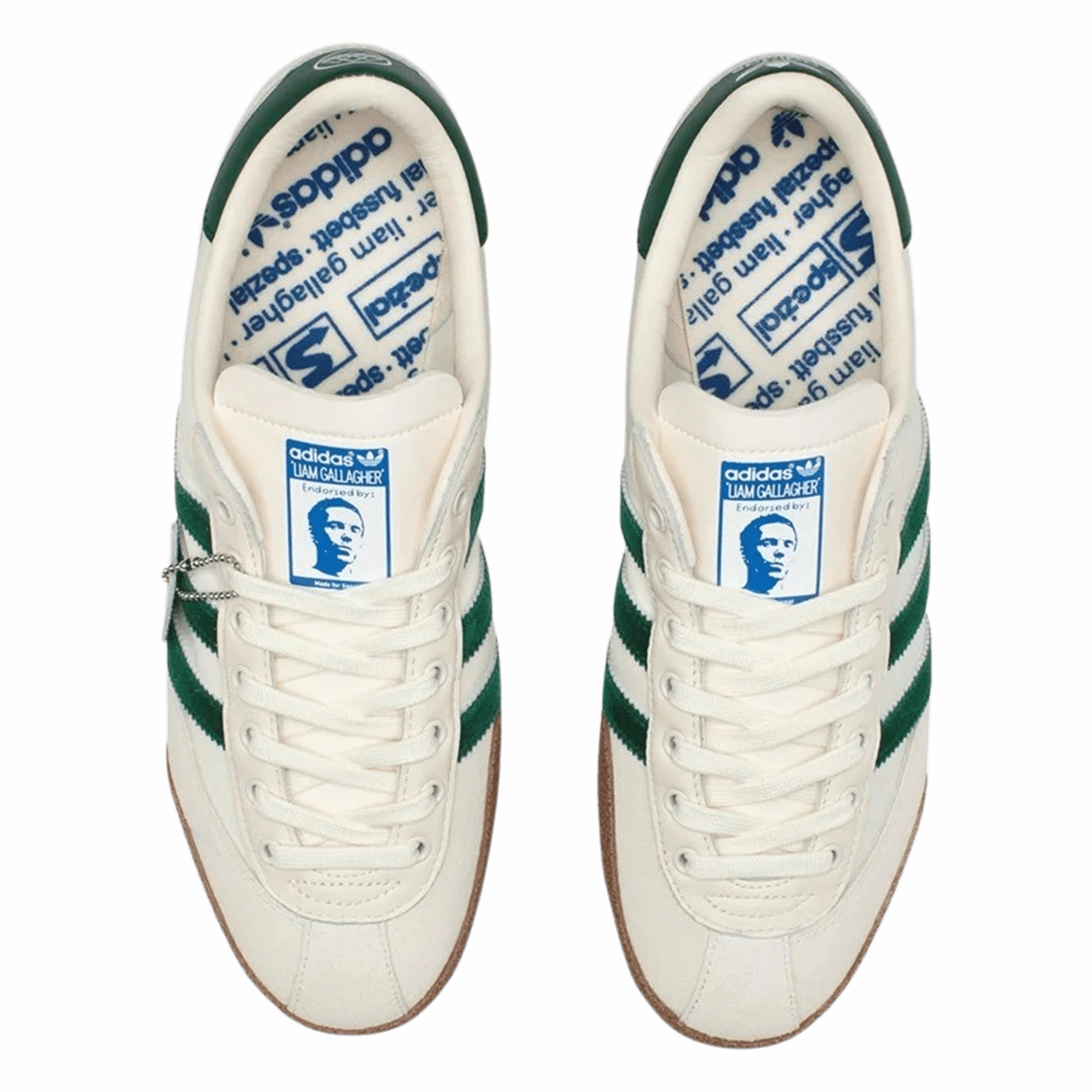 Liam Gallagher x adidas LG2 SPZL 'Bottle Green' Low-profile athletic trainers