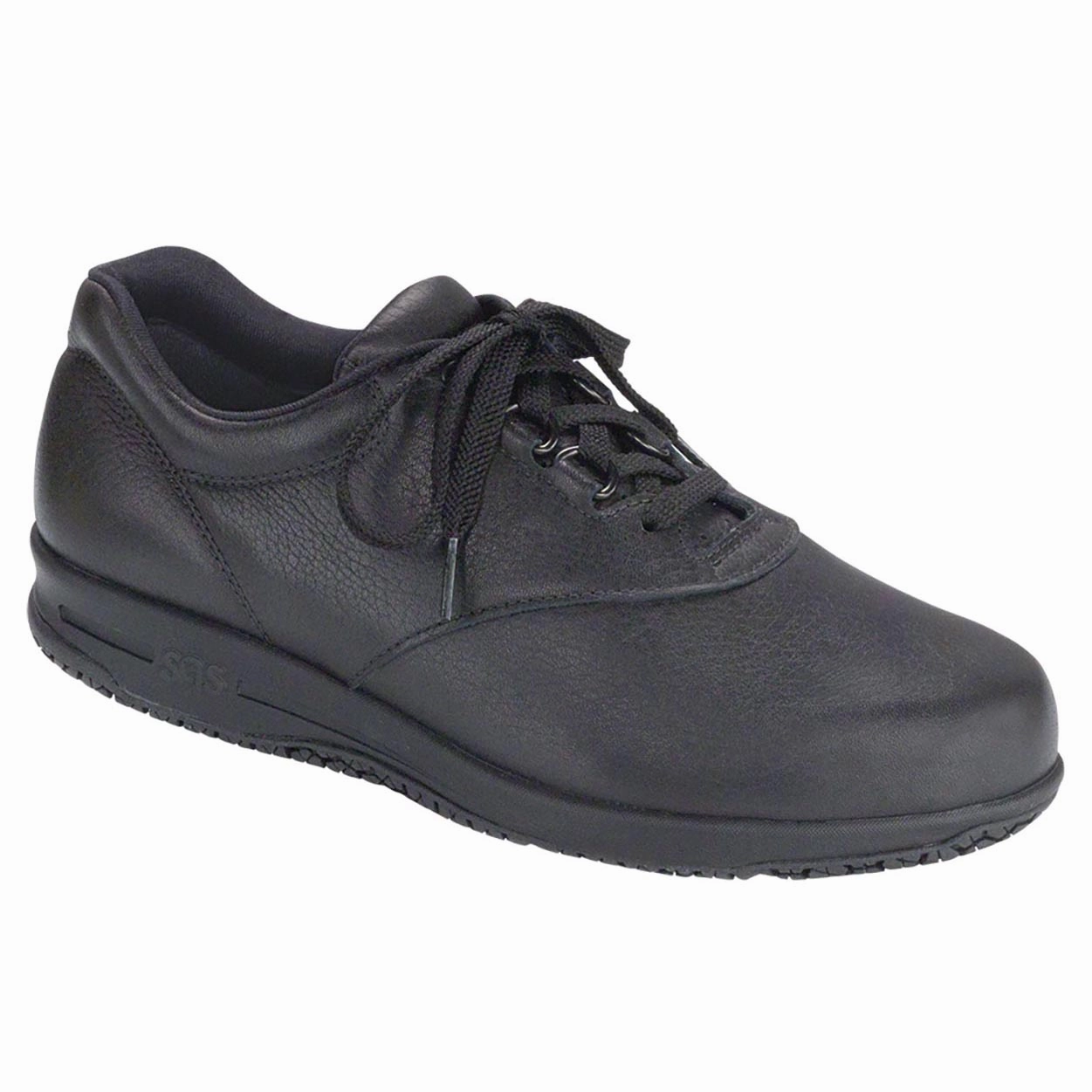 Liberty - Black SAS comfort walking shoes with supportive build