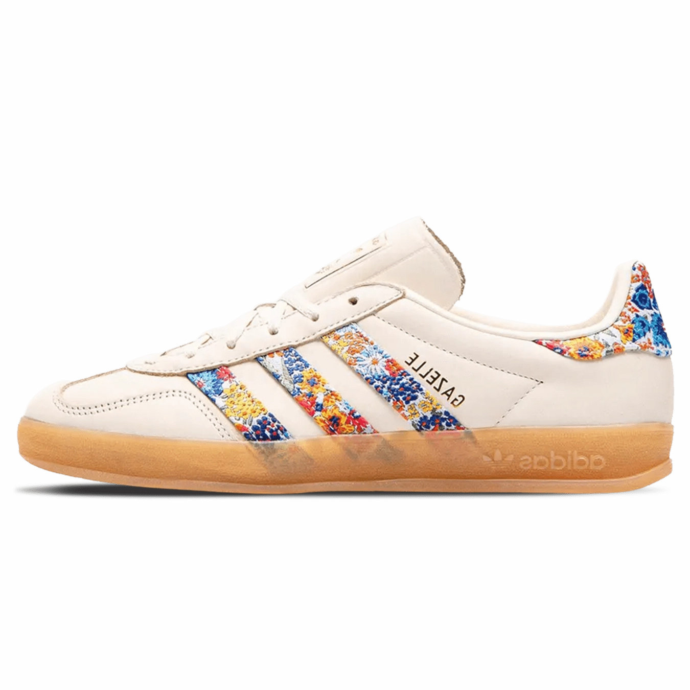 Liberty London x adidas Gazelle Indoor Wmns 'Floral Embroidery - Off White' off white branded stylish streetwear sneakers