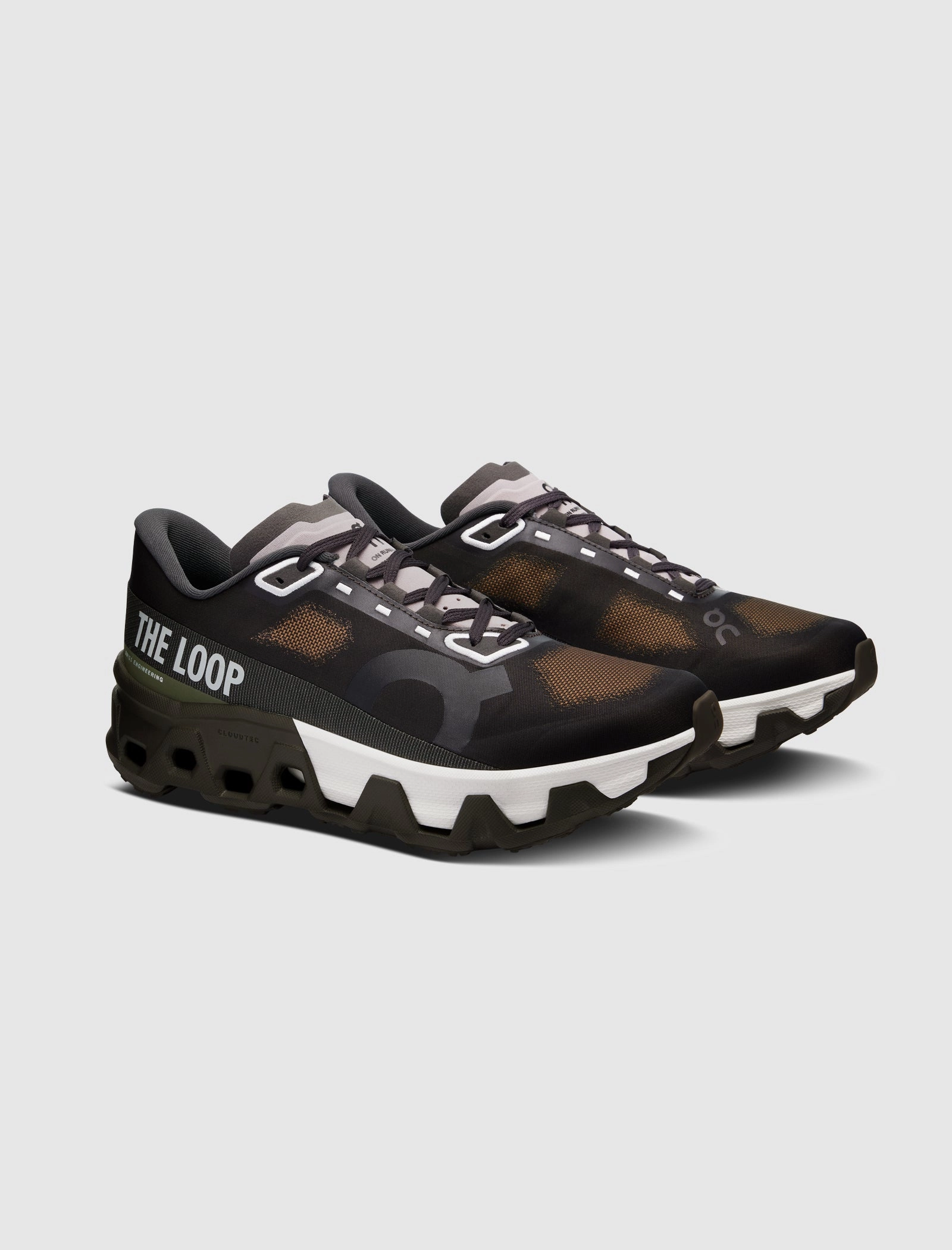 LOOP X PLEASURES X CLOUDMONSTER 2 HYPER "ESPRESSO/ELK" On Running Models