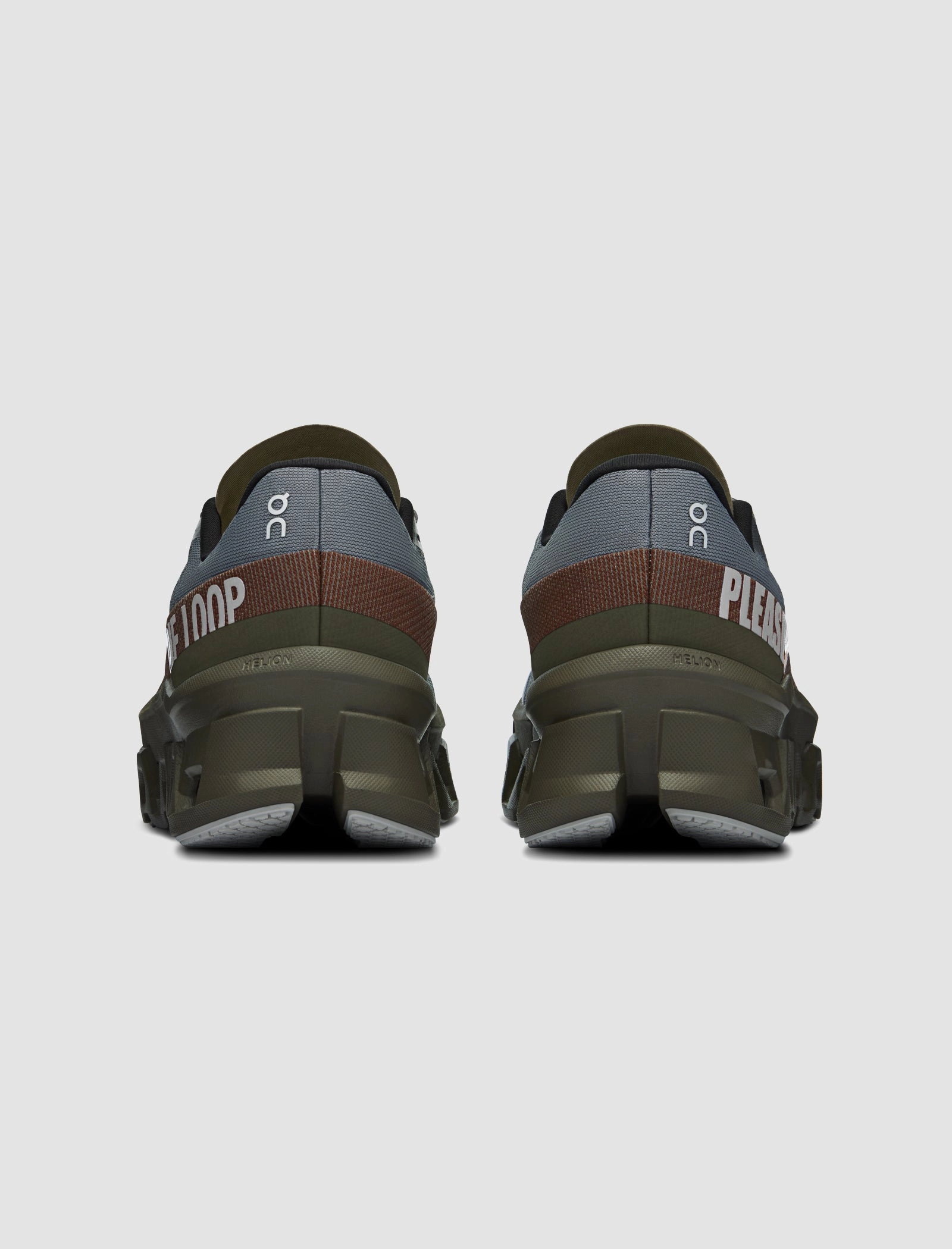 LOOP X PLEASURES X CLOUDMONSTER 2 "MIST/OLIVE" On Running Models