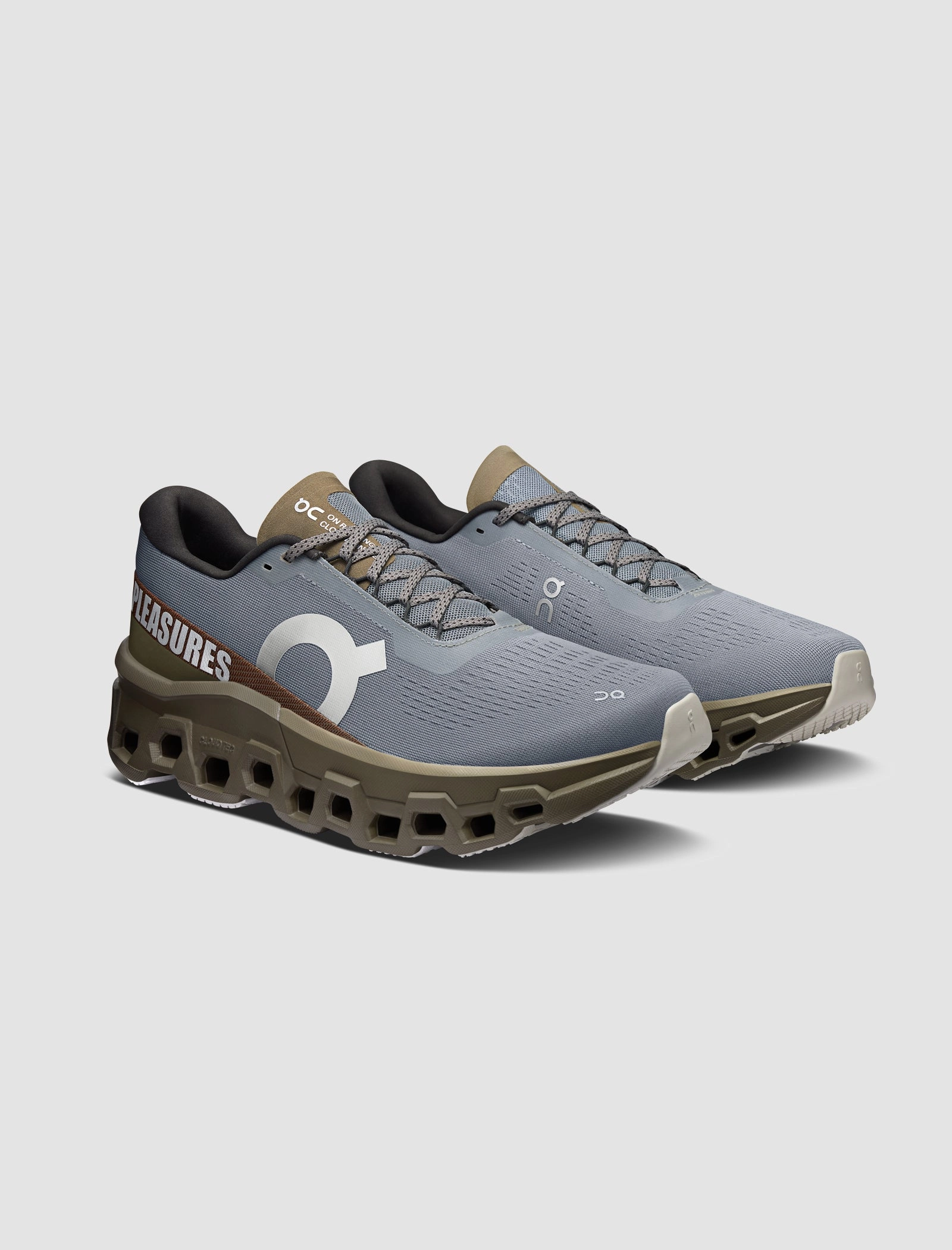LOOP X PLEASURES X CLOUDMONSTER 2 "MIST/OLIVE" On Running Models